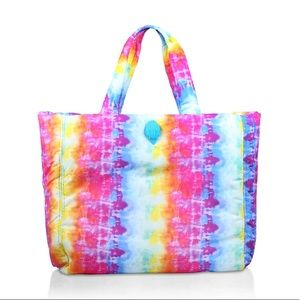 Kurt Geiger London Tie Dye Rainbow Tote NWT